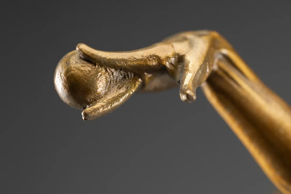 Richard MacDonald, Leap of Faith, Atelier, Gold, 2022