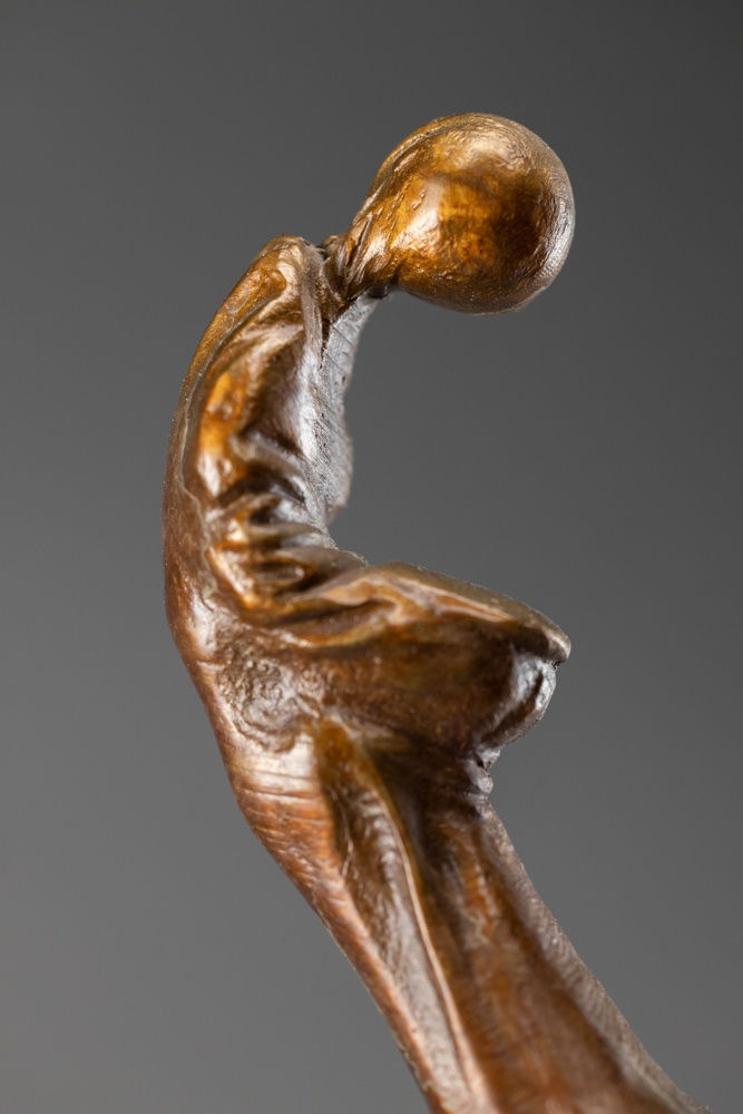 Richard MacDonald, Leap of Faith, Atelier, Gold, 2022