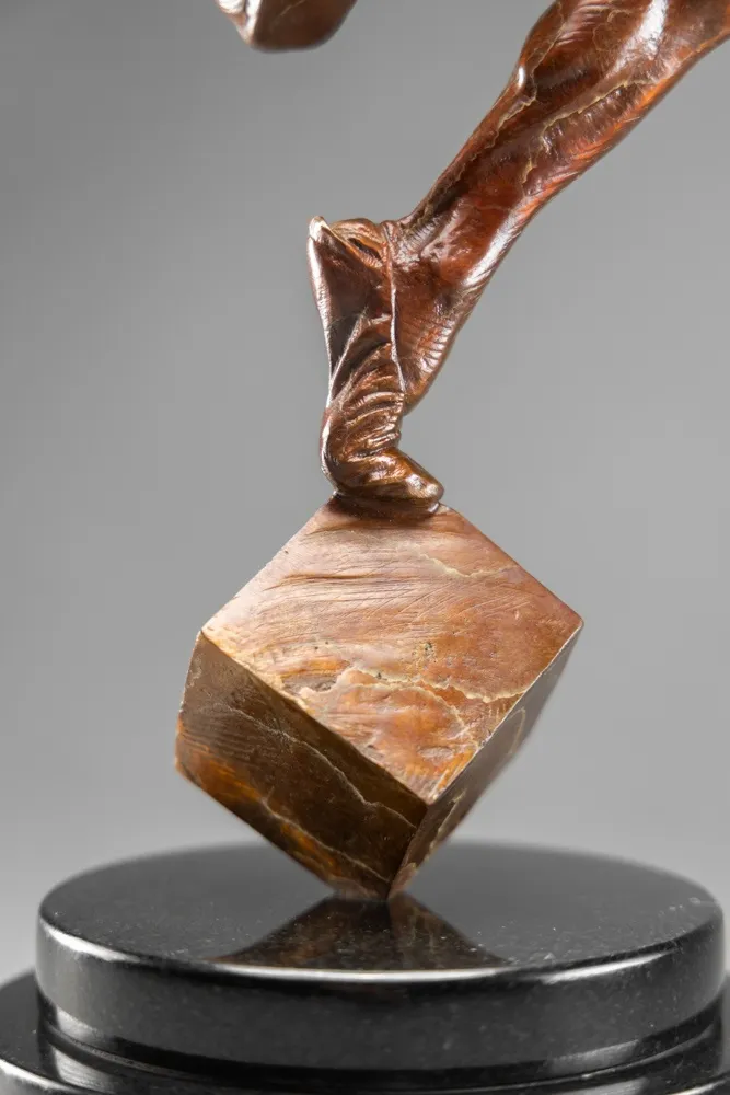 Richard MacDonald, Leap of Faith, Atelier, Gold, 2022