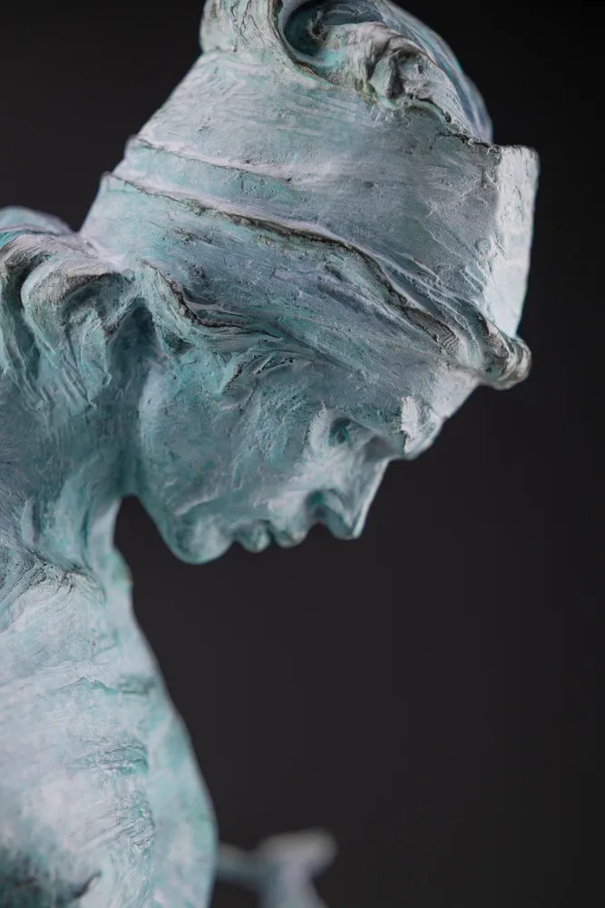 Richard MacDonald, Nureyev, Third Life, Blue, 2025
