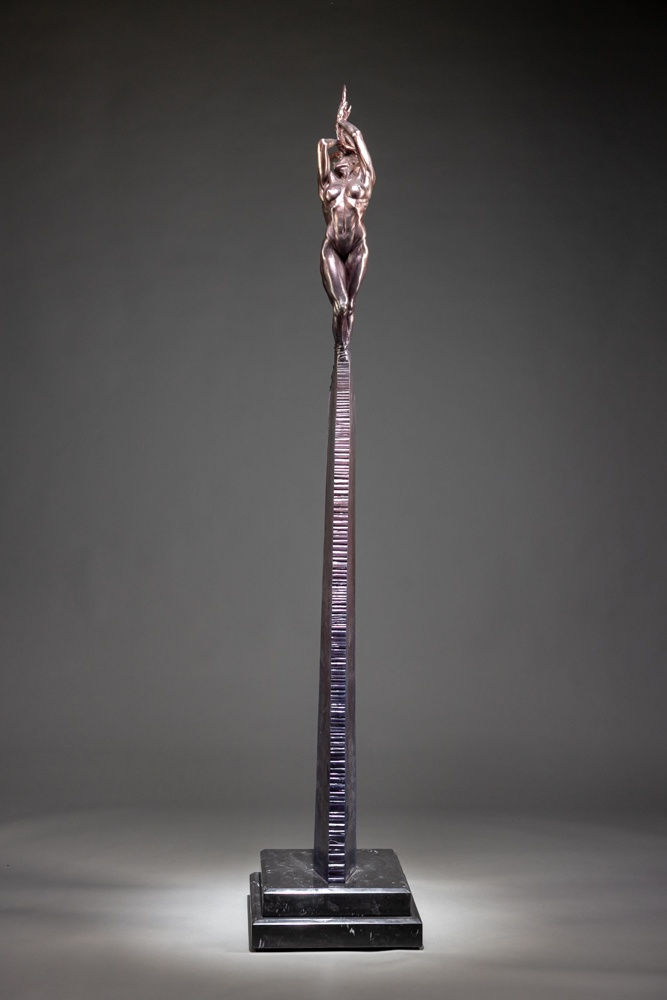 Richard MacDonald, Reflections, Stainless Steel, 2024