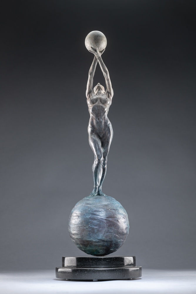 Richard MacDonald, Diana Earth & Moon, Atelier, 2019