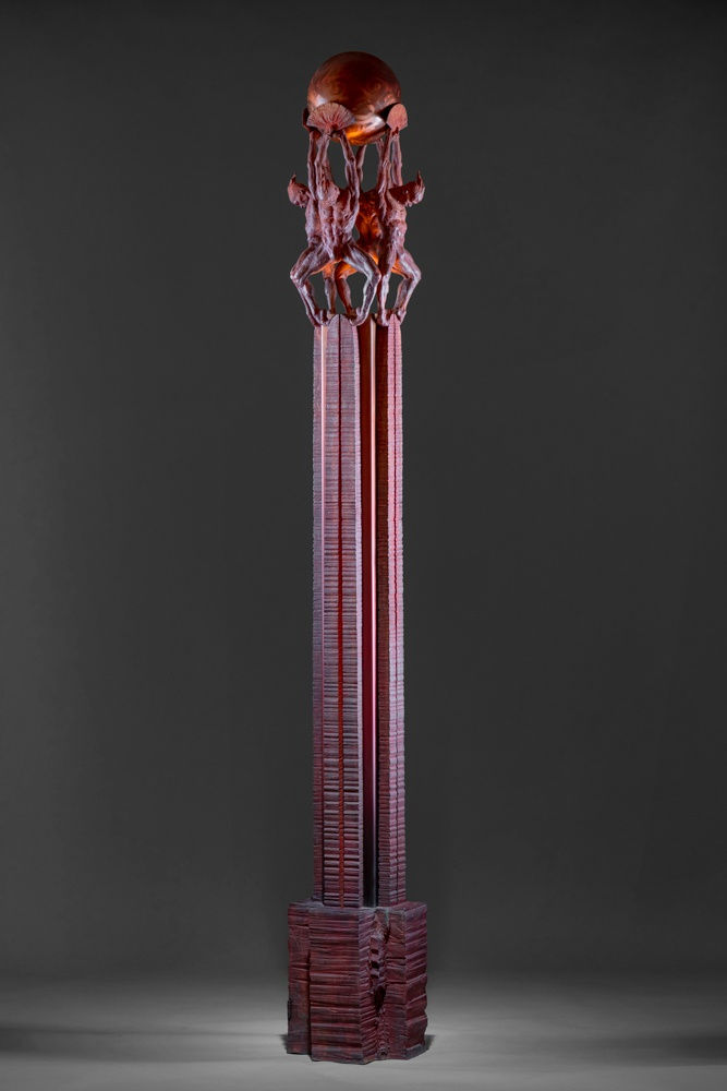 Richard MacDonald, Spirit, Red, 2015