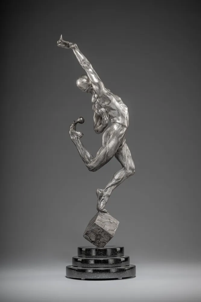 Richard MacDonald, Leap of Faith, Atelier, Platinum, One Drop Special Edition, 2014