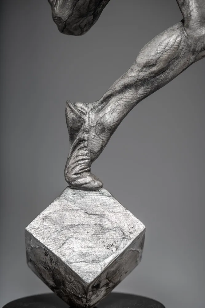 Richard MacDonald, Leap of Faith, Atelier, Platinum, One Drop Special Edition, 2014