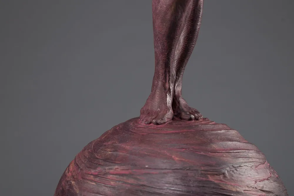 Richard MacDonald, Diana Earth & Moon, Third Life, Red, 2018