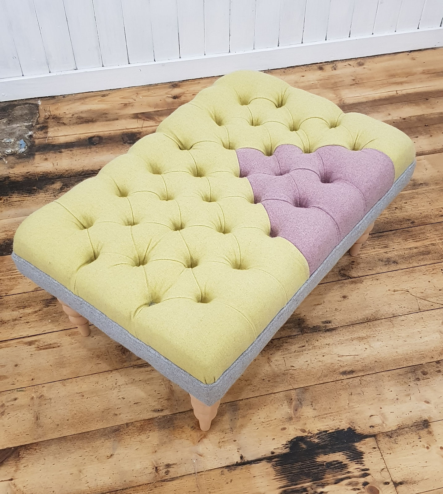 Red Hut Furniture, Foot Stool : 'Sherbert Fizz'