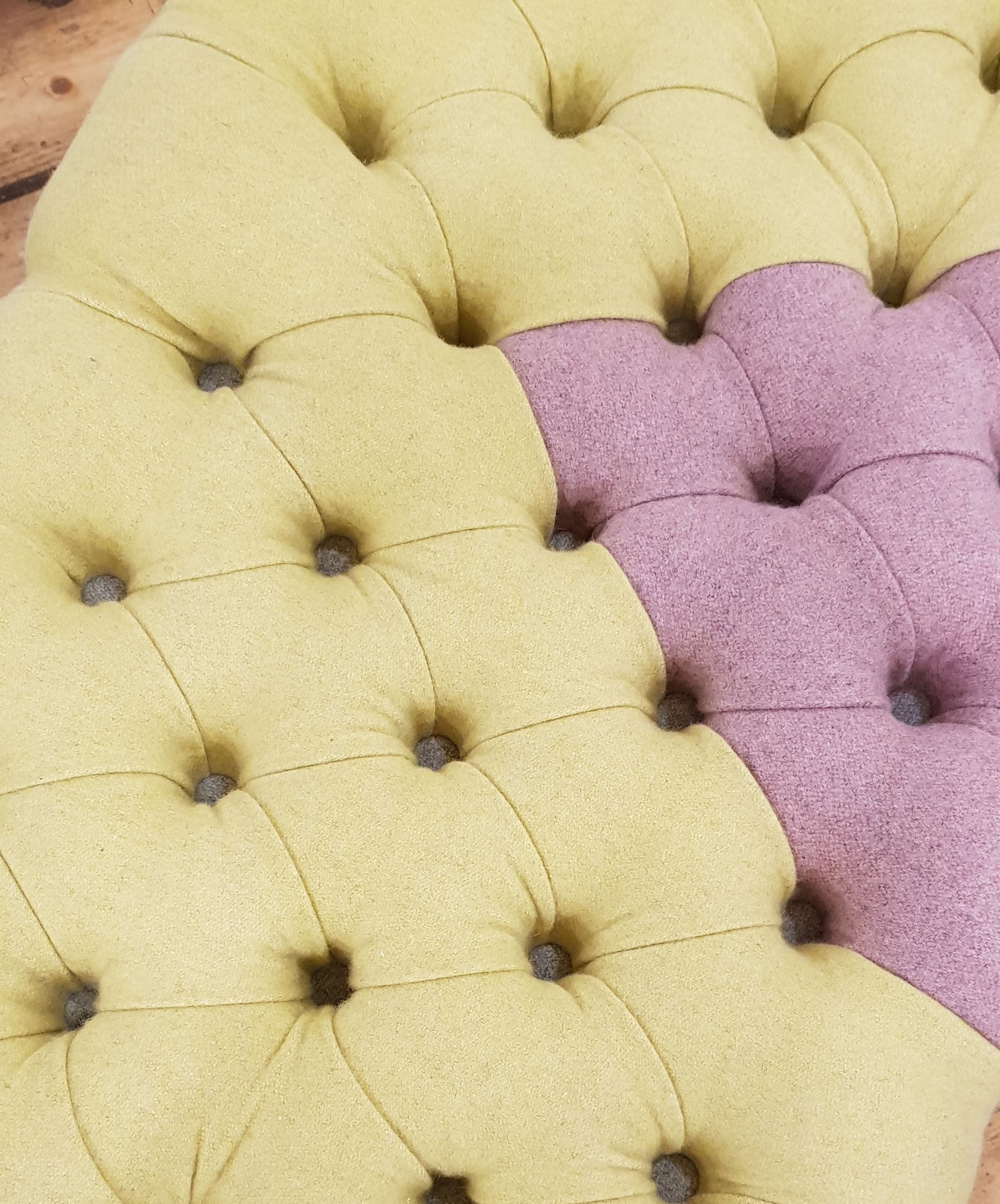 Red Hut Furniture, Foot Stool : 'Sherbert Fizz'