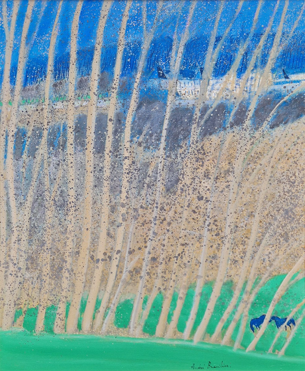 André Brasilier, À travers les branches, 1986