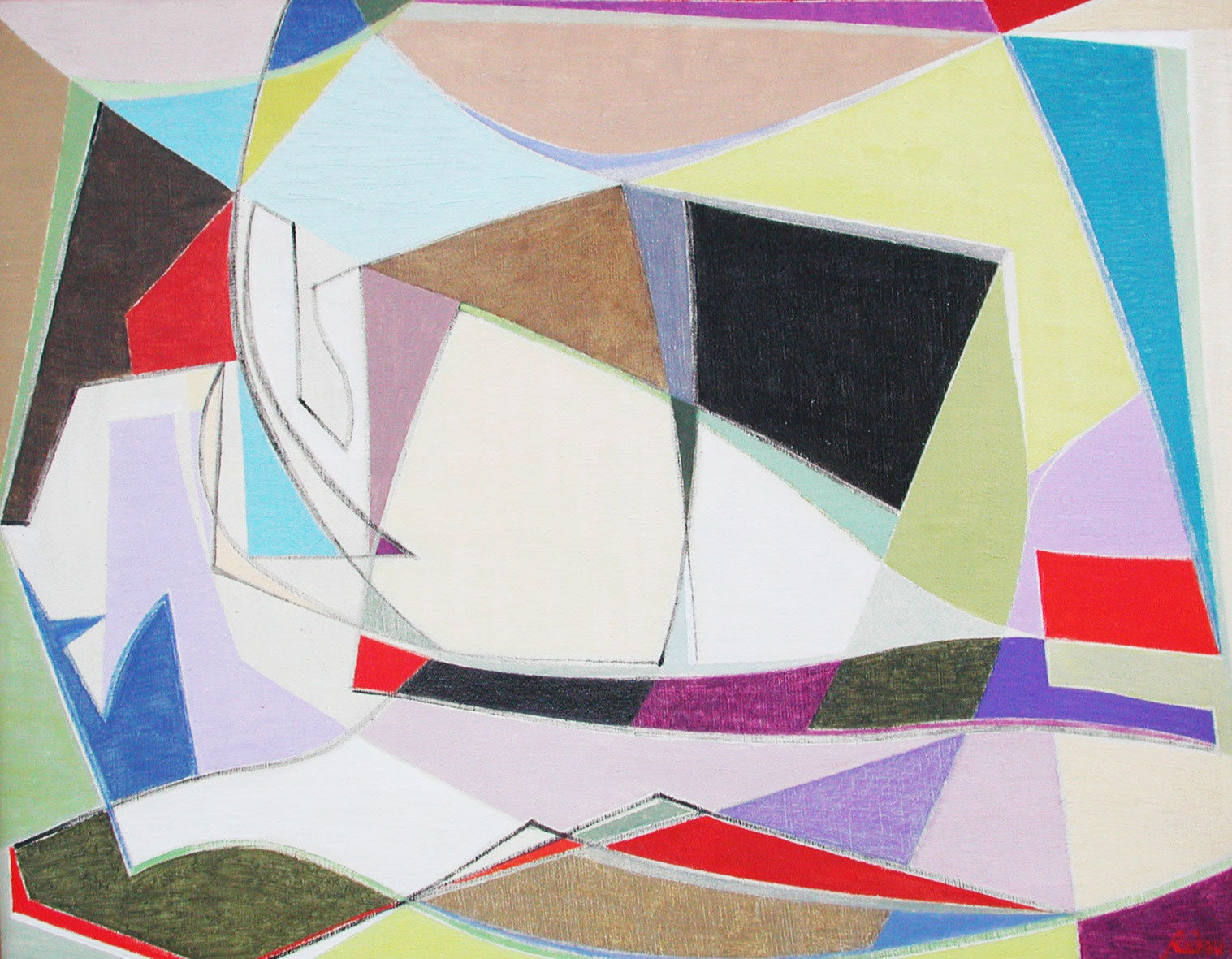 Othello Radou, Les Voiliers, 1957