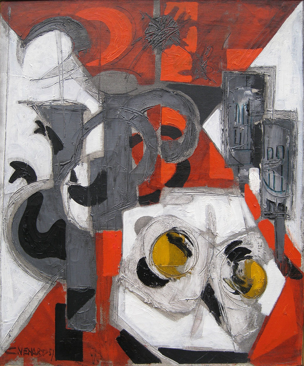 Claude Venard, Oranges et Citrons, 1957