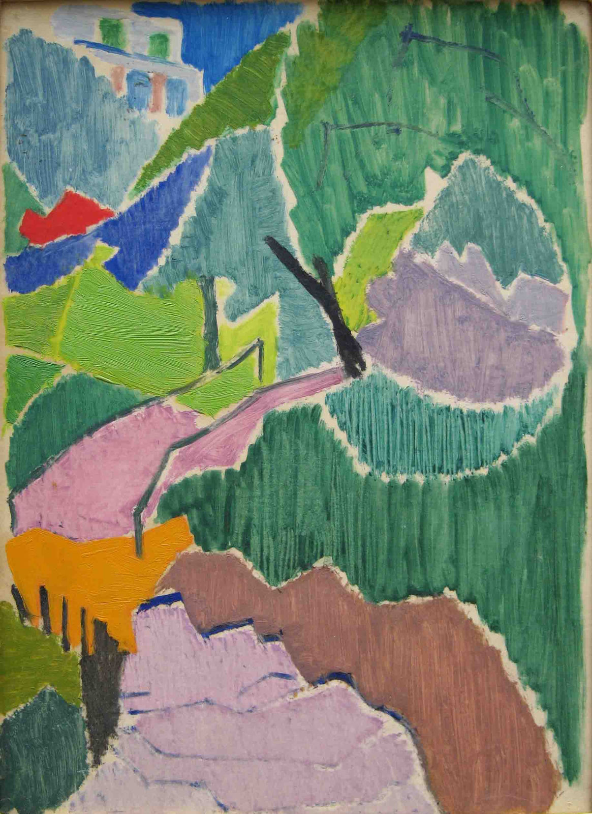 Othello Radou, Dans le Parc Montsouris, 1945