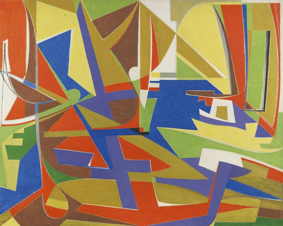 Othello Radou, Le Port Méditerranéen, 1951