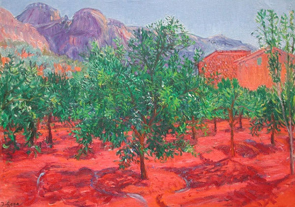 Frederick Gore CBE RA, Orange Grove, Fornalutz, Majorca