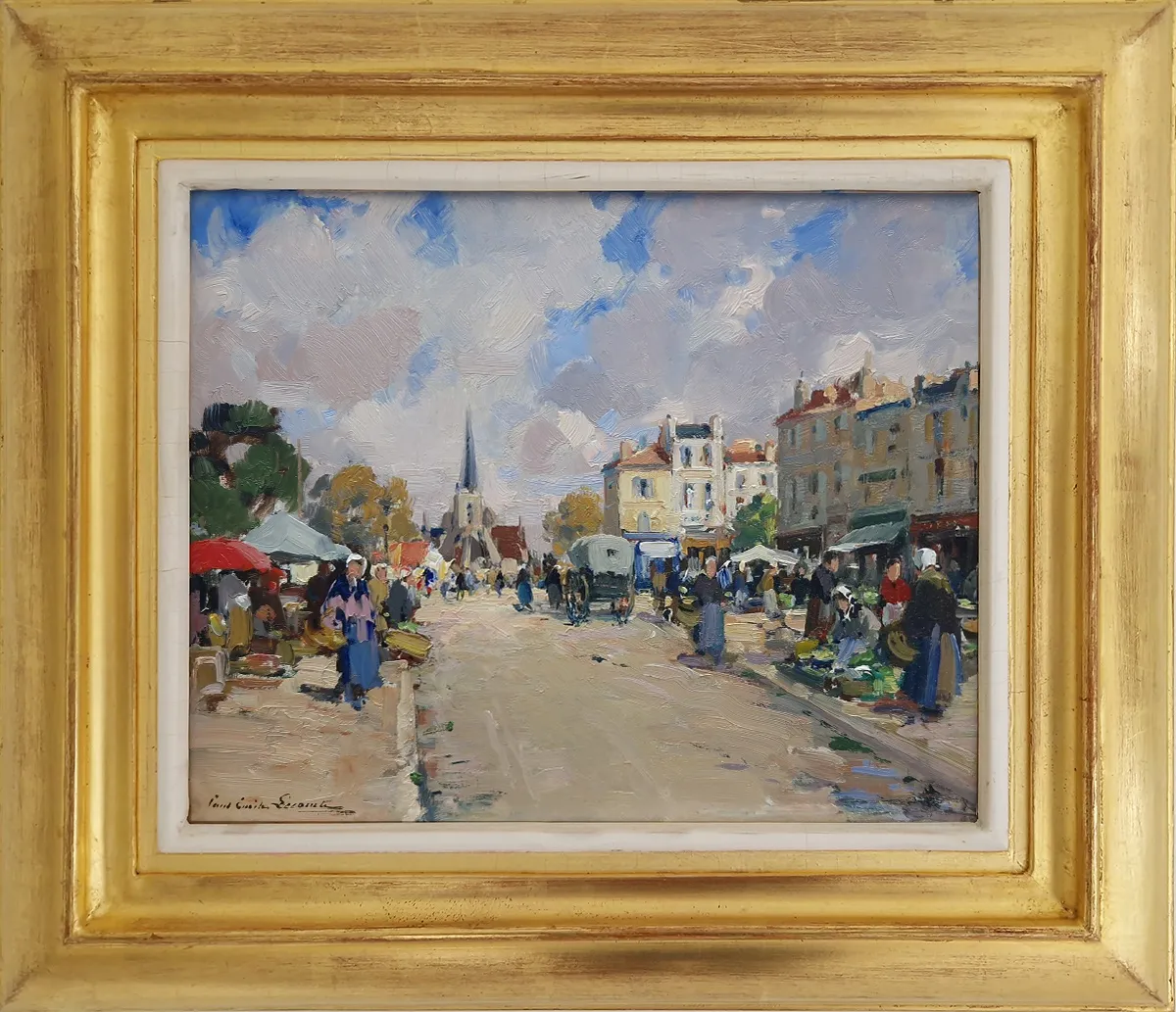 Paul Emile Lecomte, Jour de marché