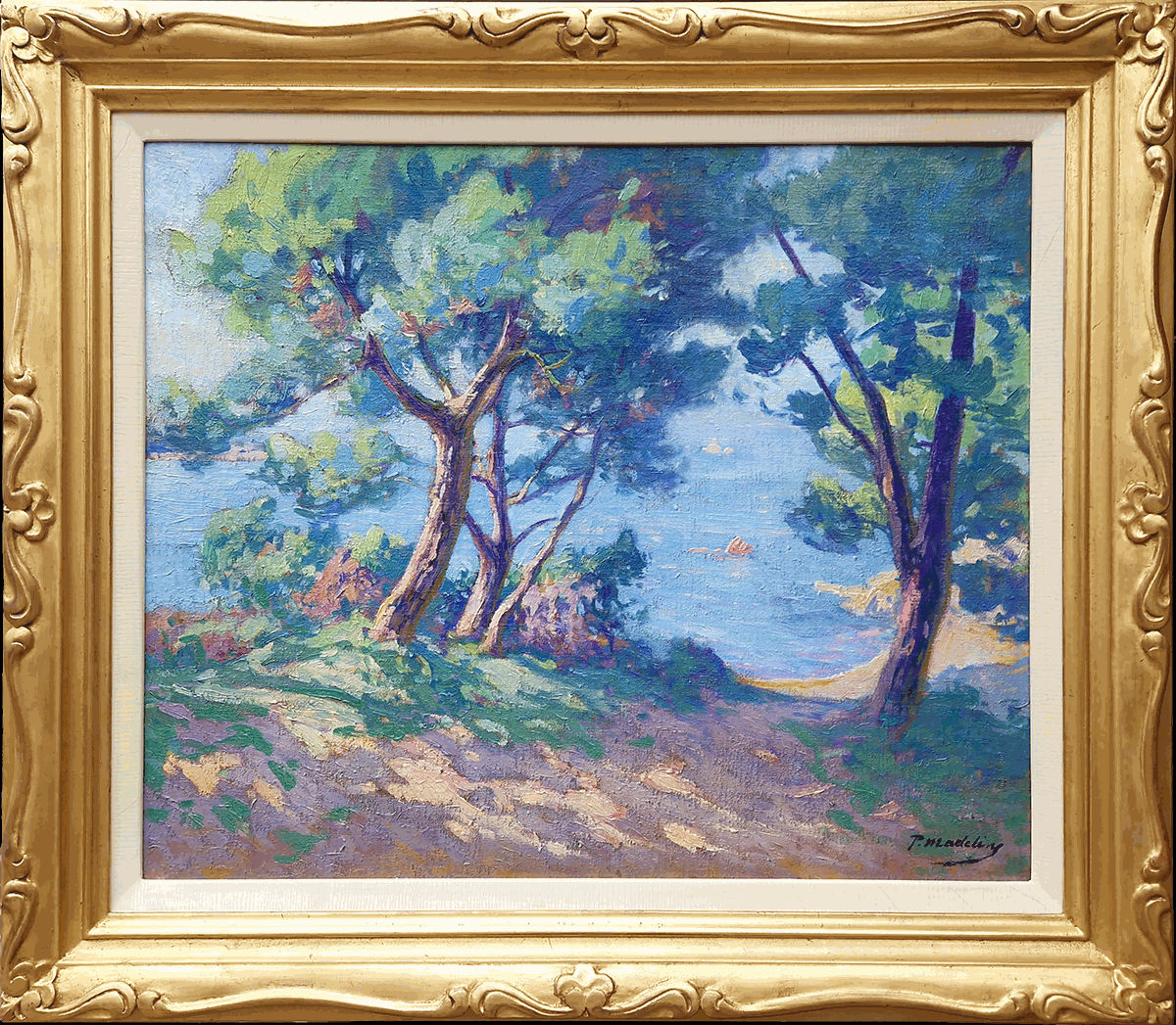 Paul Madeline, Les pins á Loguivy, 1913