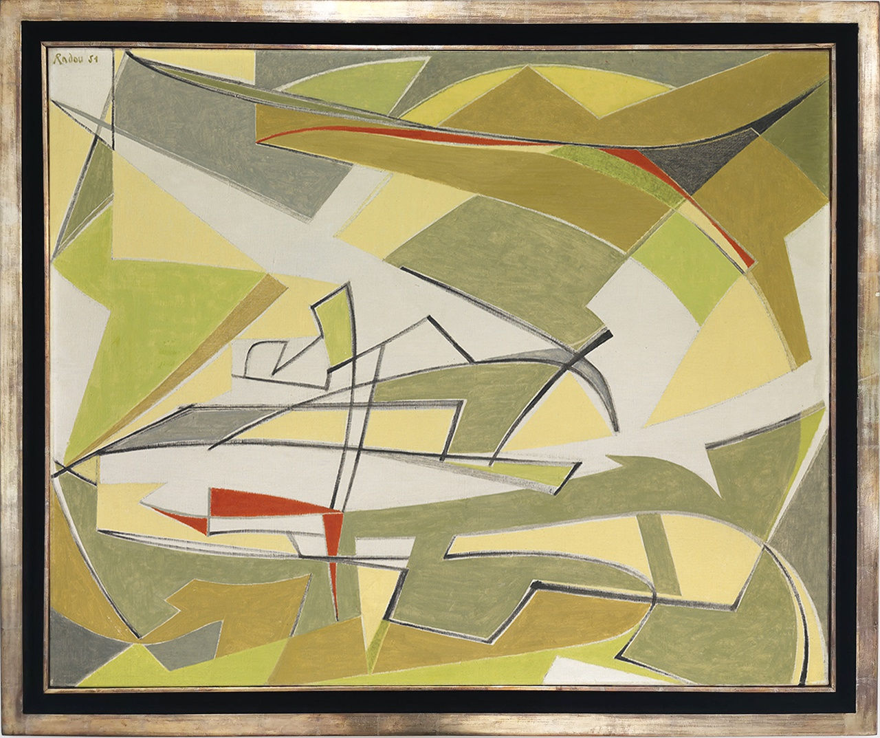 Othello Radou, Harmonie en Vert et Gris, 1951