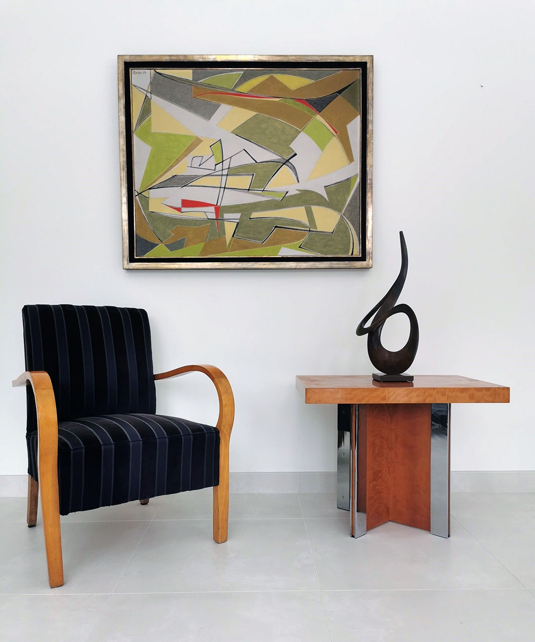 Othello Radou, Harmonie en Vert et Gris, 1951