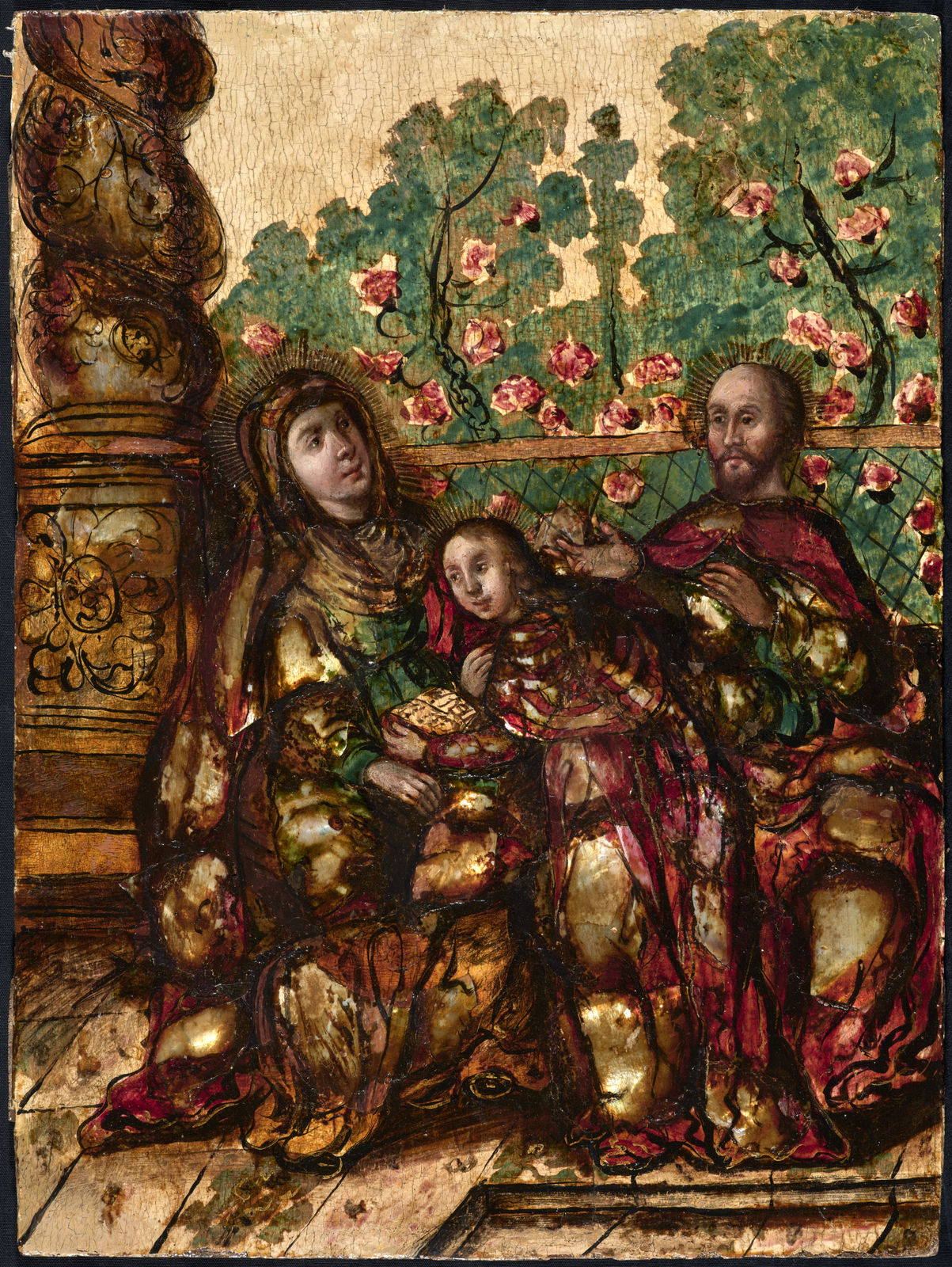 Miguel González , La Educación de la Virgen , Siglos XVII-XVIII