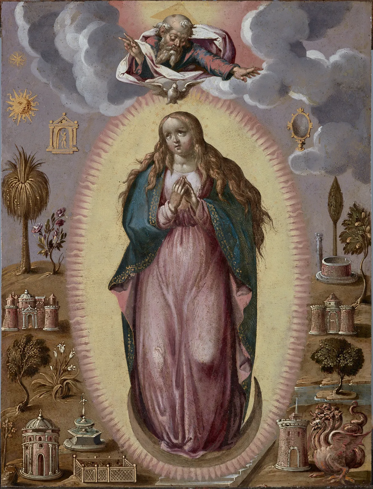 TOTA PULCHRA, Unidentified artist, New Spain (Mexico), 1650 - 1700