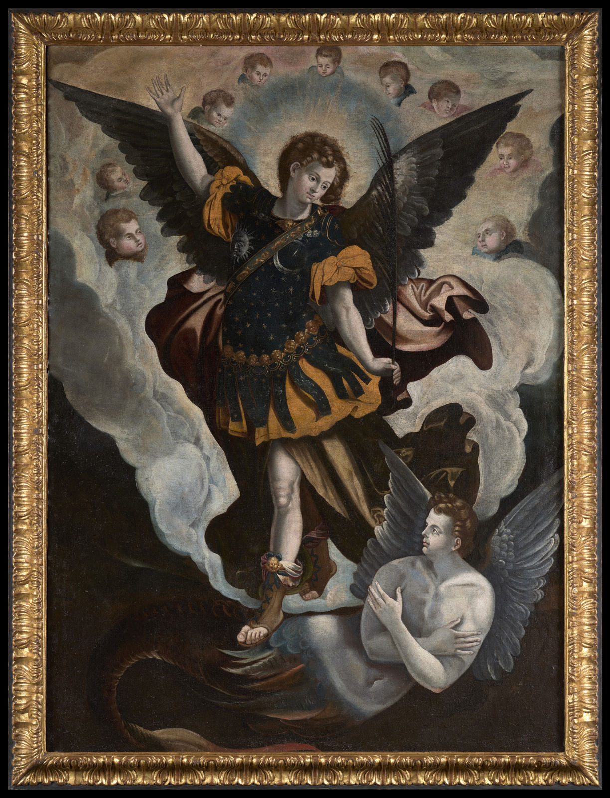 SAINT MICHAEL THE ARCHANGEL, Unidentified artist, new Spain (Mexico), 16th century