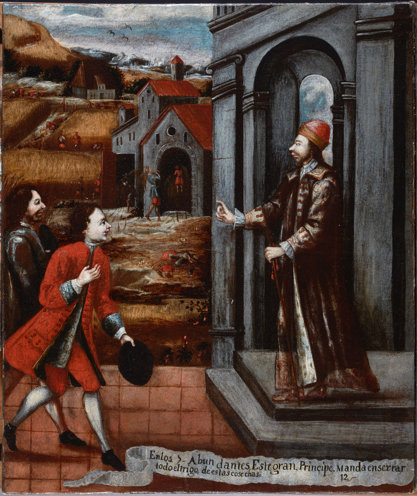 THE STORY OF JOSEPH AND HIS BROTHERS, Unidentified artist, Cuzco (Peru), Mid - 18th century