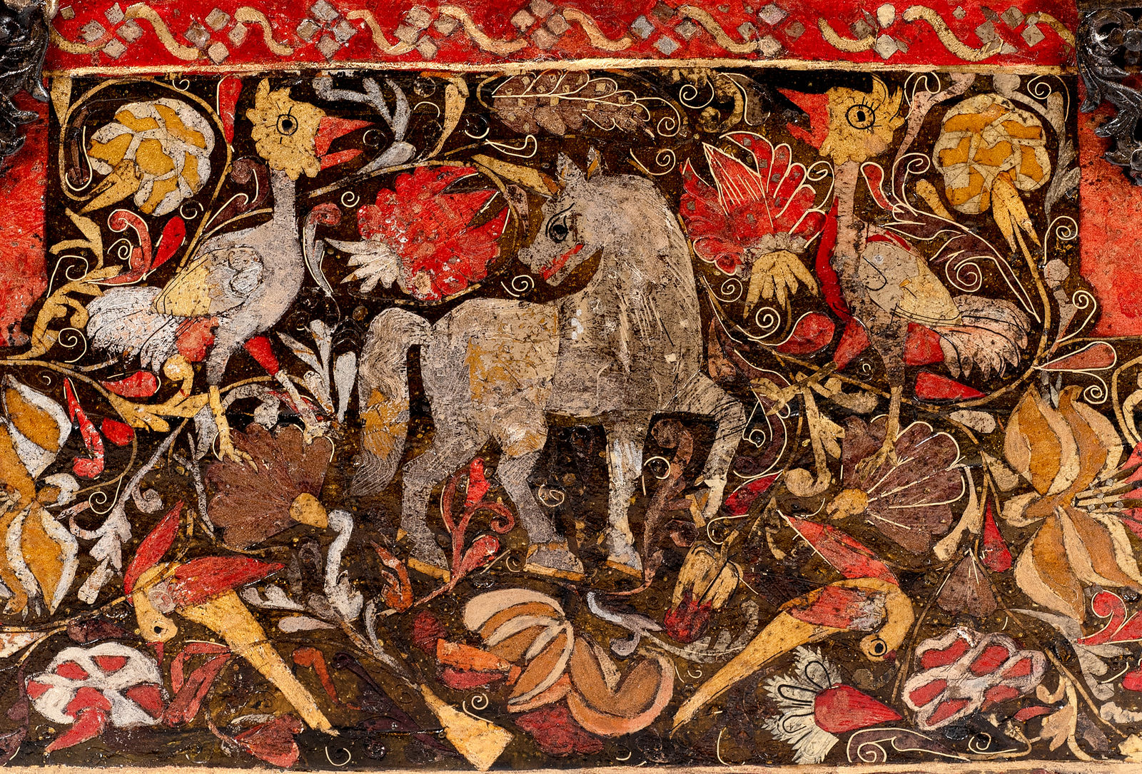 BARNIZ DE PASTO, CHEST, Colombia, Circa 1620