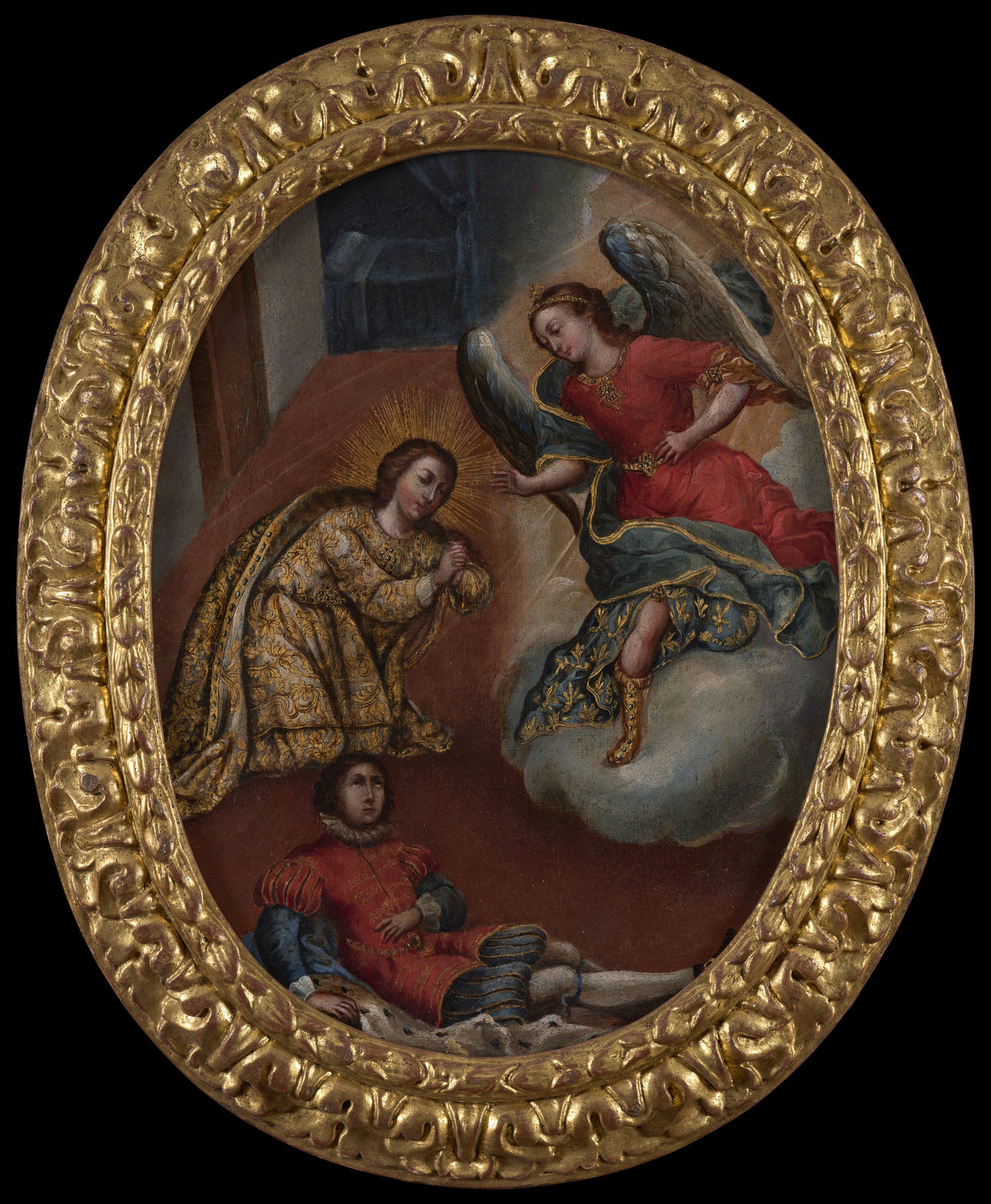 FOUR EPISODES OF THE STORY OF SAINT AGNES OF ROME, Unidentified artist, Cuzco (Peru), First half of the 18th century