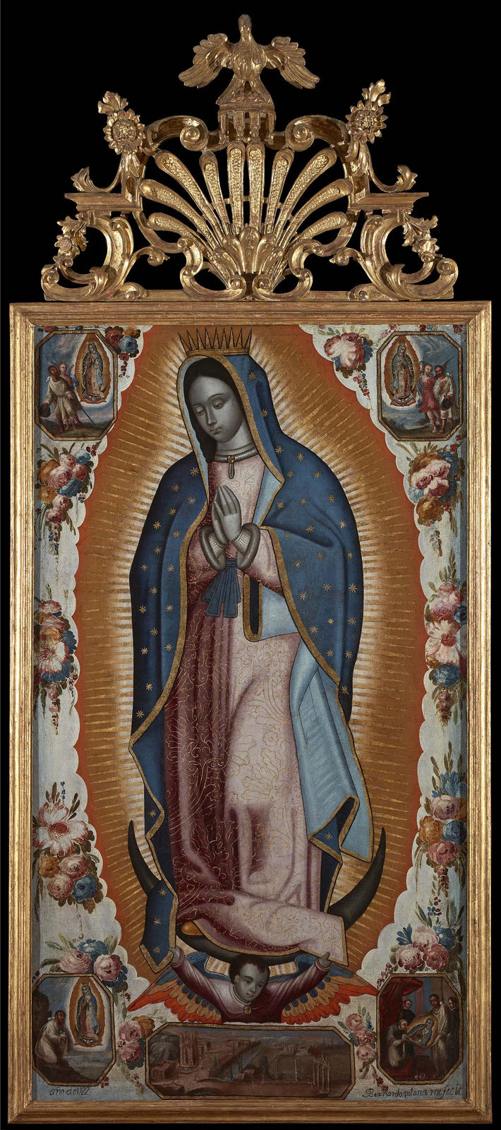 BERNARDO POLANCO, Virgin of Guadalupe, Mexico, 1772