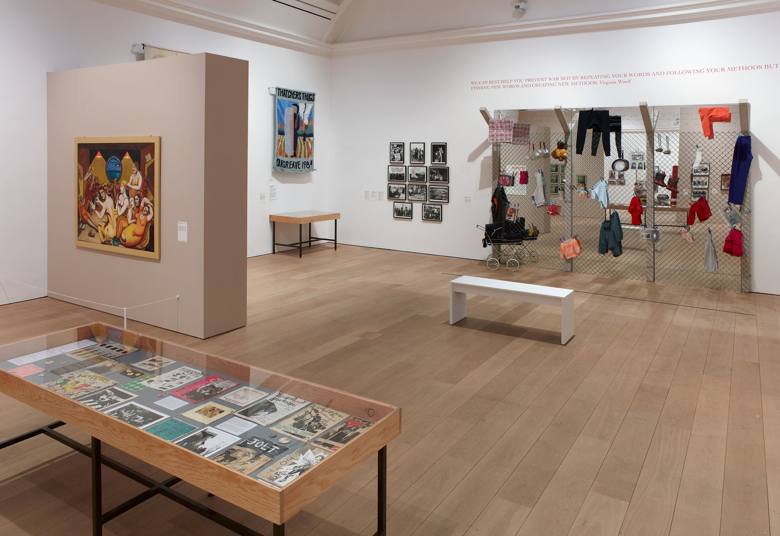 Installation view, Women in Revolt! Art, Activism and the Women’s Movement in the UK 1970-90, the Whitworth, The University of...