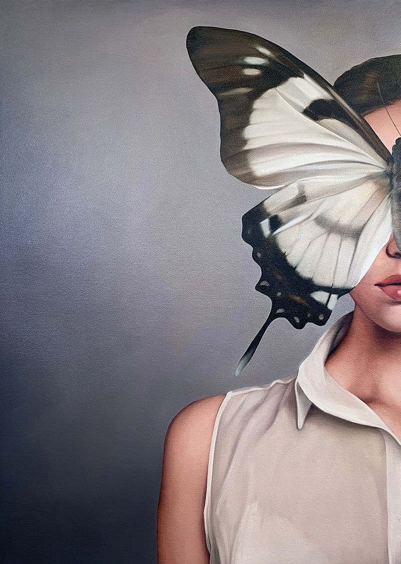 Amy Judd, Swallow Tail Duet, Sheer Cotton, 2022