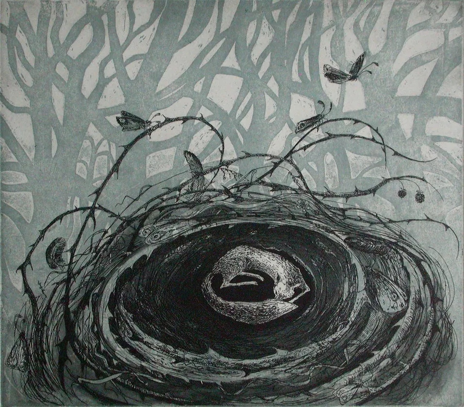 Flora McLachlan R.E, Fox-Nest