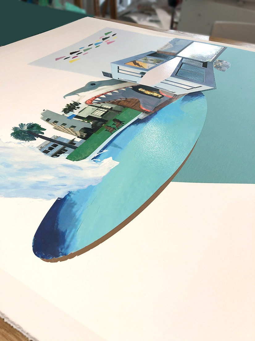 Bonnie and Clyde , Welcome Home (Framed), 2019