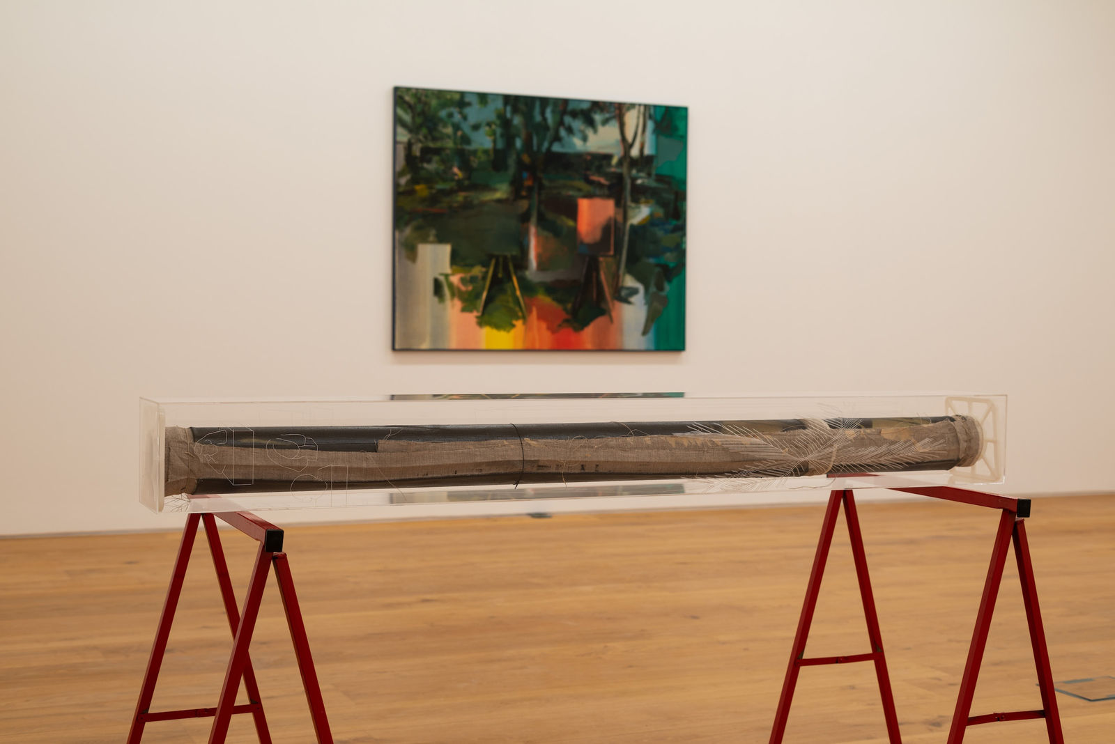 Installation view of In the Pictorial Code, Quetzal Art Center, 2023