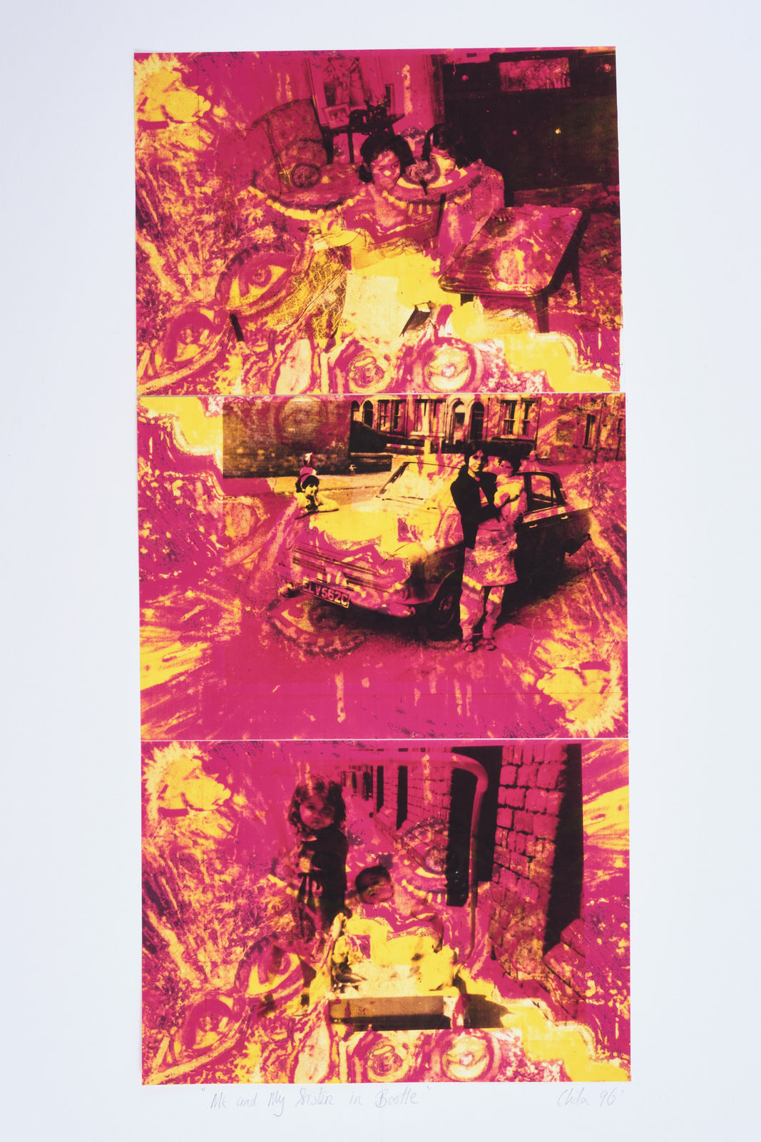 Me and my sister in Bootle, 1996