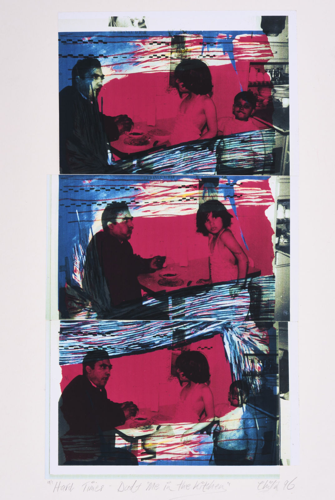 Hard Times - Dad and me in the kitchen , 1996