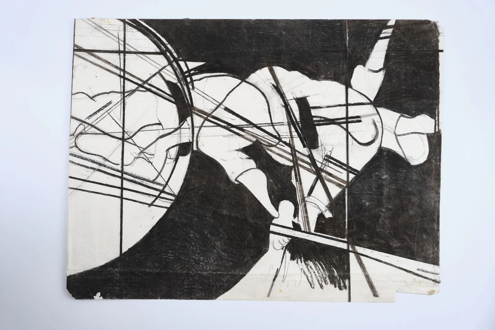 Martial arts pure charcoal, 1984