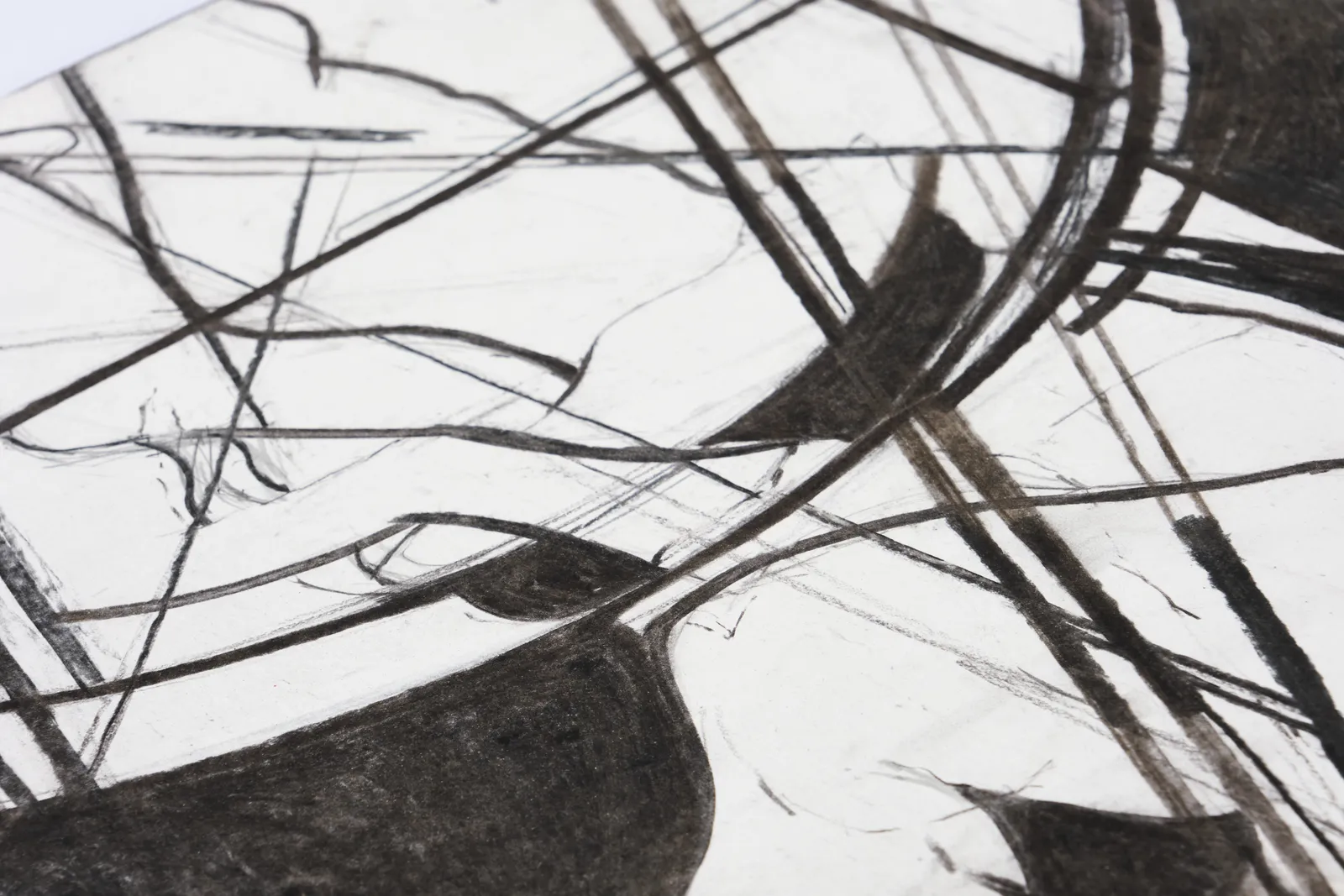 Martial arts pure charcoal, 1984