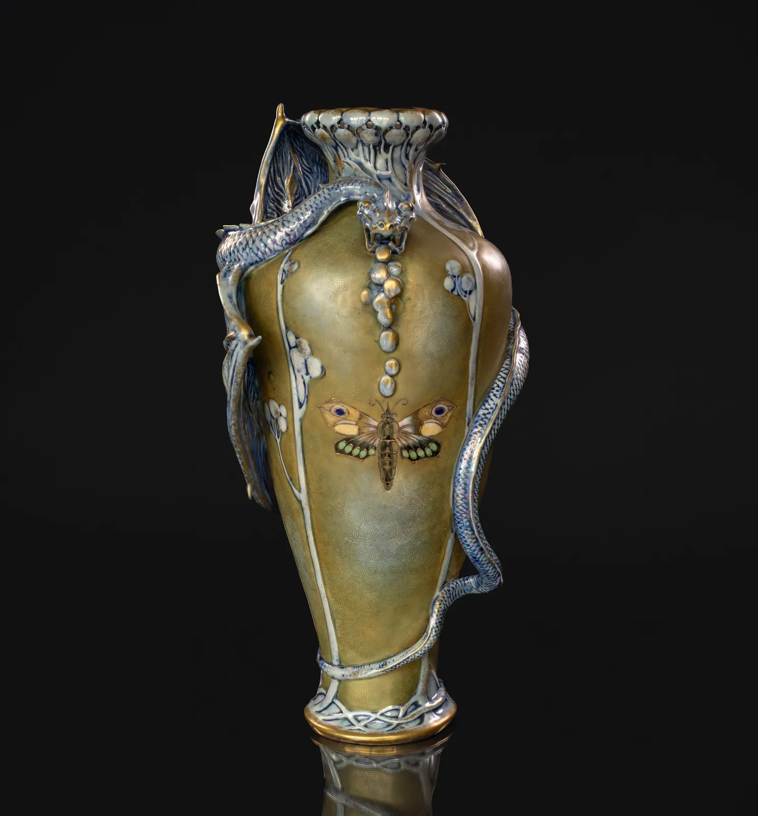 Amphora, Vase with Fiery Dragon,  1897-1898
