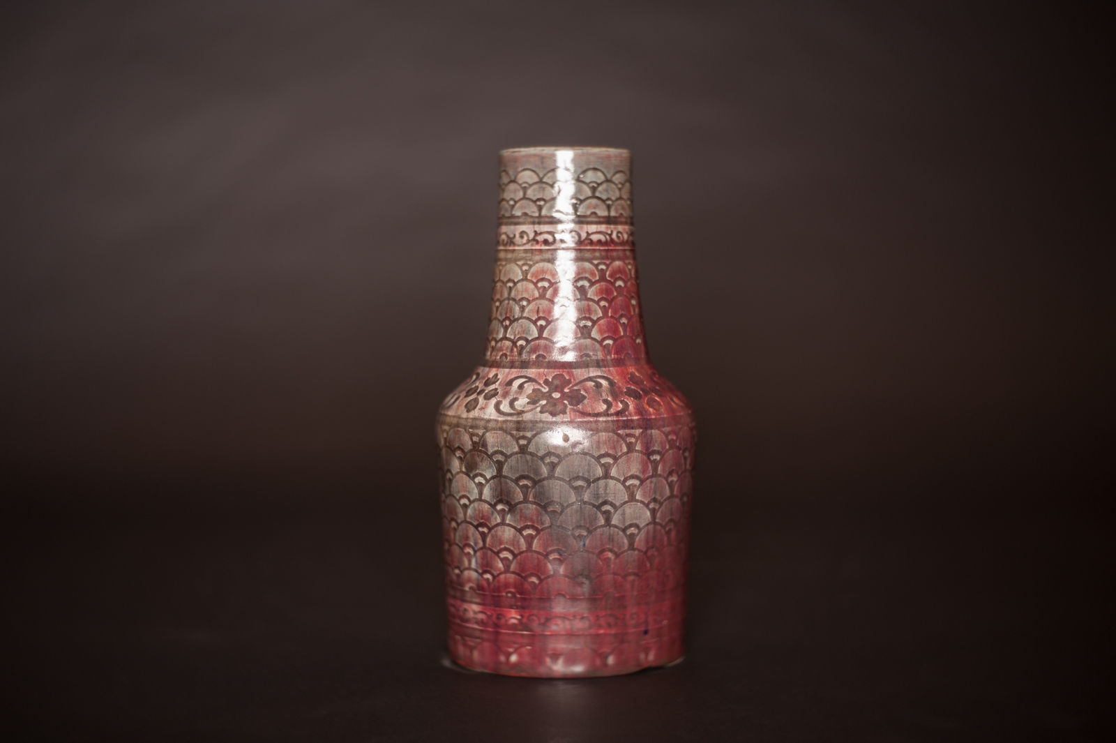 Auguste Delaherche, Shell Pattern Vase,  c 1897
