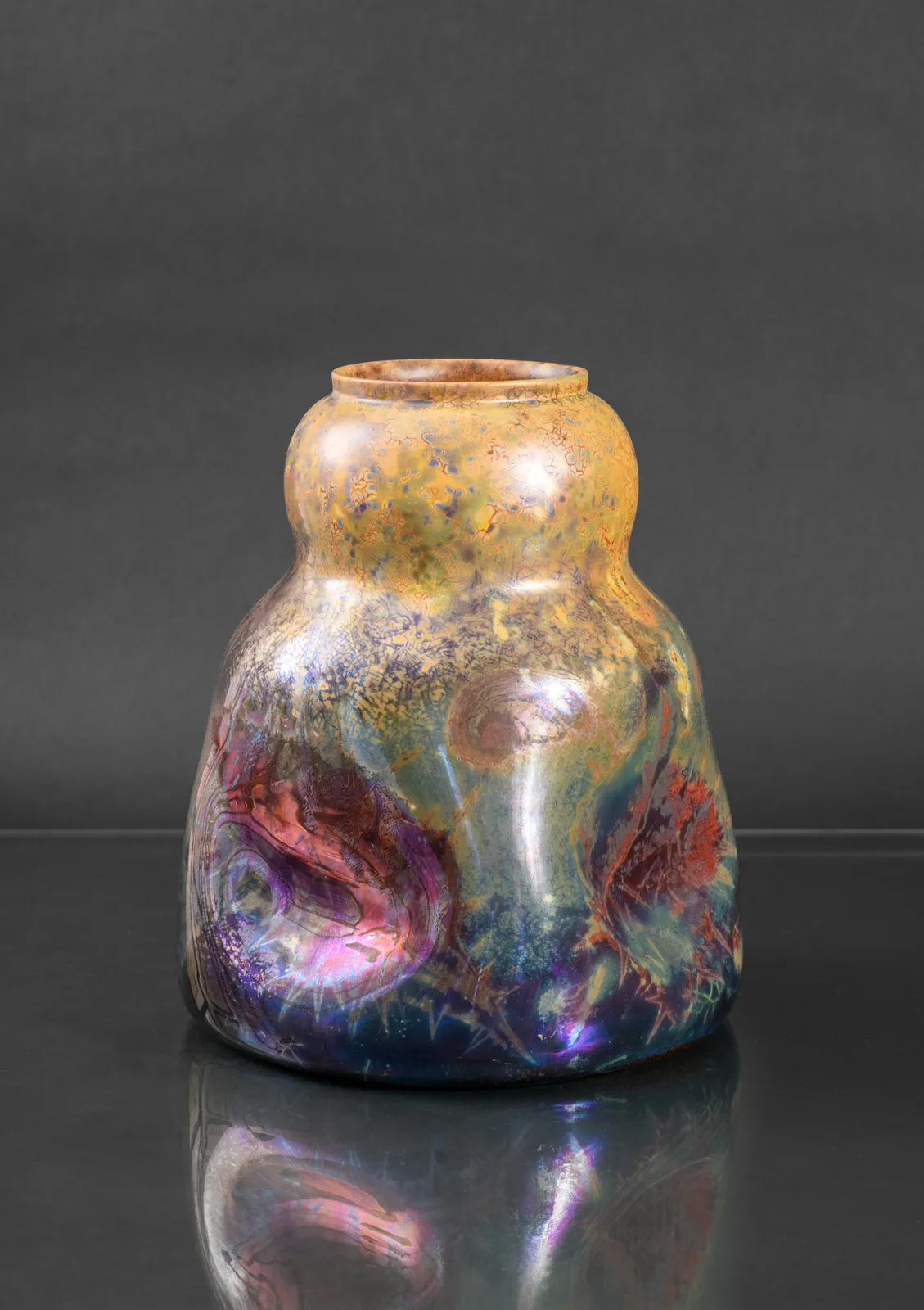 Massier, Seashell Vase,  c. 1900