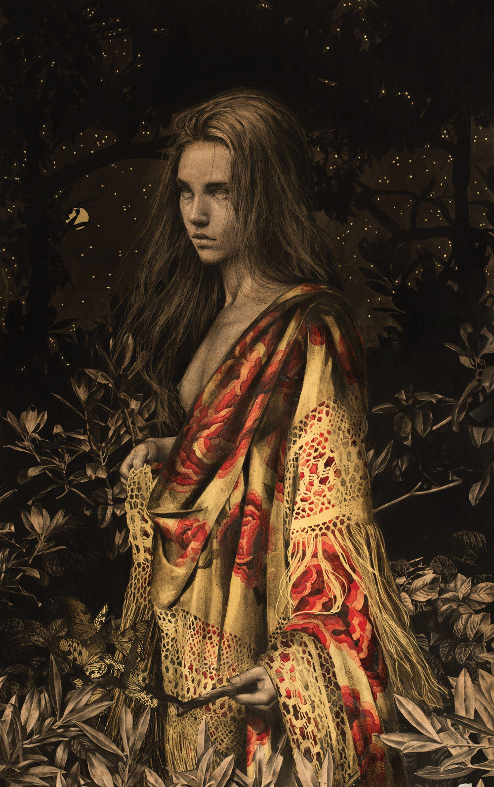 Alessandra Maria, Hortensia Summoning Moonrise,  2022