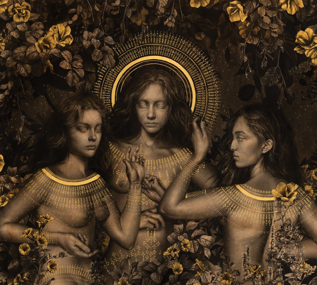 Alessandra Maria, Decima, Agrippa, and Lucia Manifesting Bloom of Morning Glory, 2022