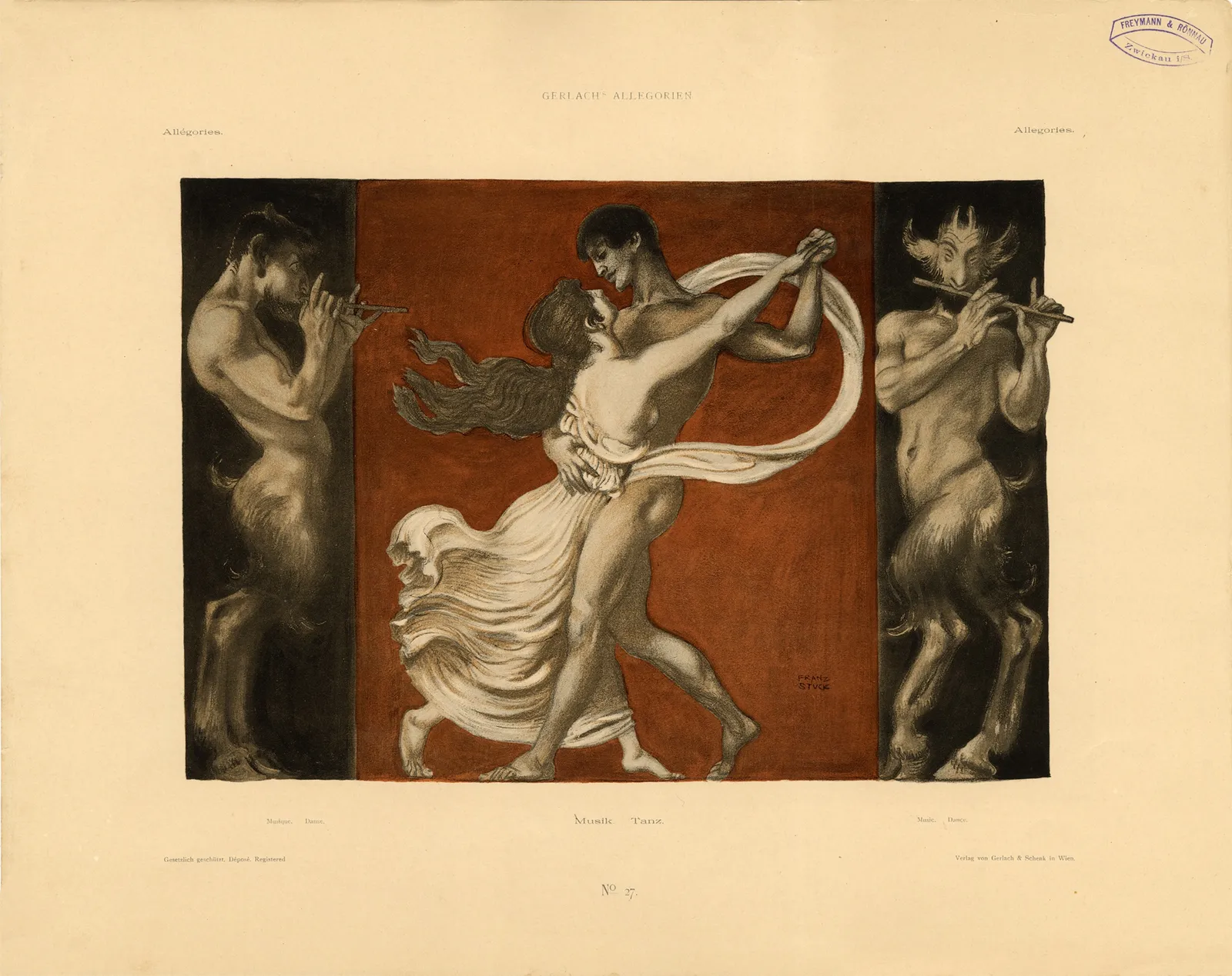 Franz von Stuck, Music, dance,  1895-1900