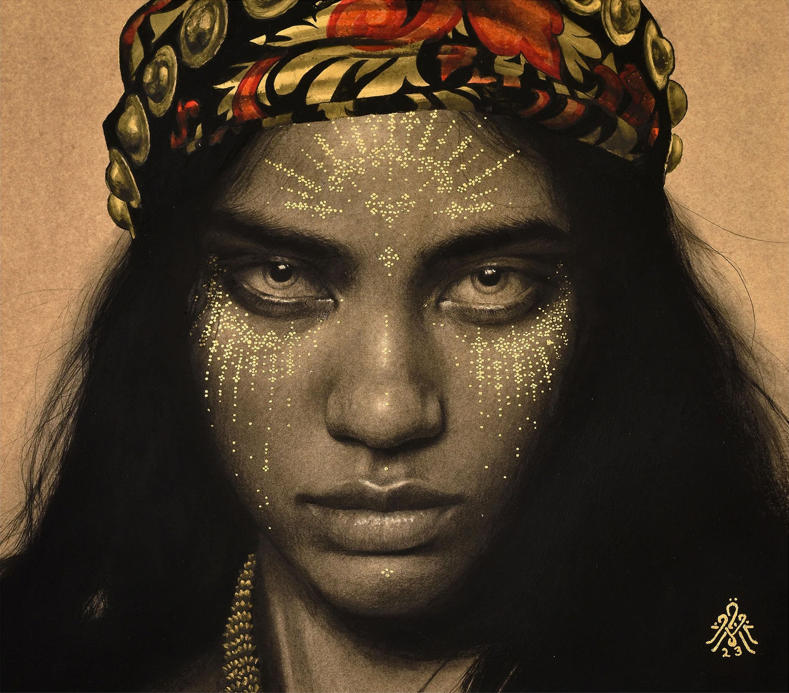 Alessandra Maria, Ella with Headdress,  2024