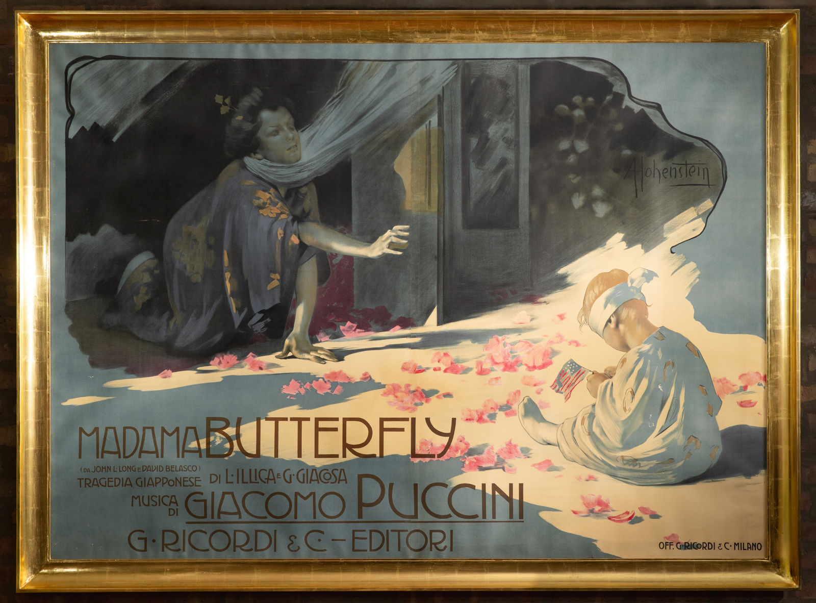 Adolfo Hohenstein, Madame Butterfly, 1904