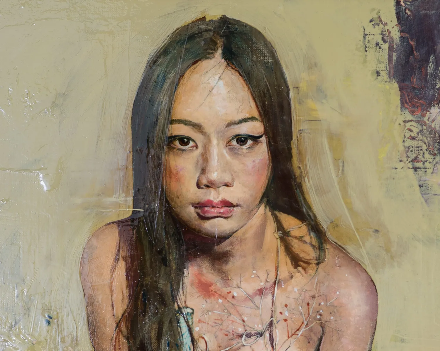 Kent Williams, Her Porcelain Breath ,  2014