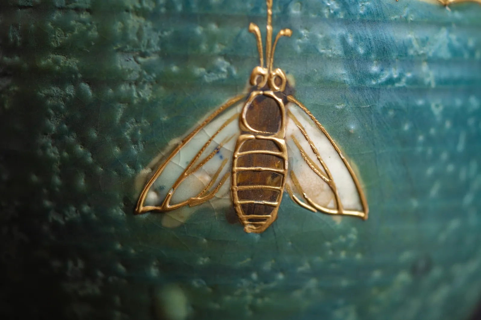 Amphora, Gres Bijou Series Butterflies & Spiderwebs Semiramis Vase,  1904-1906