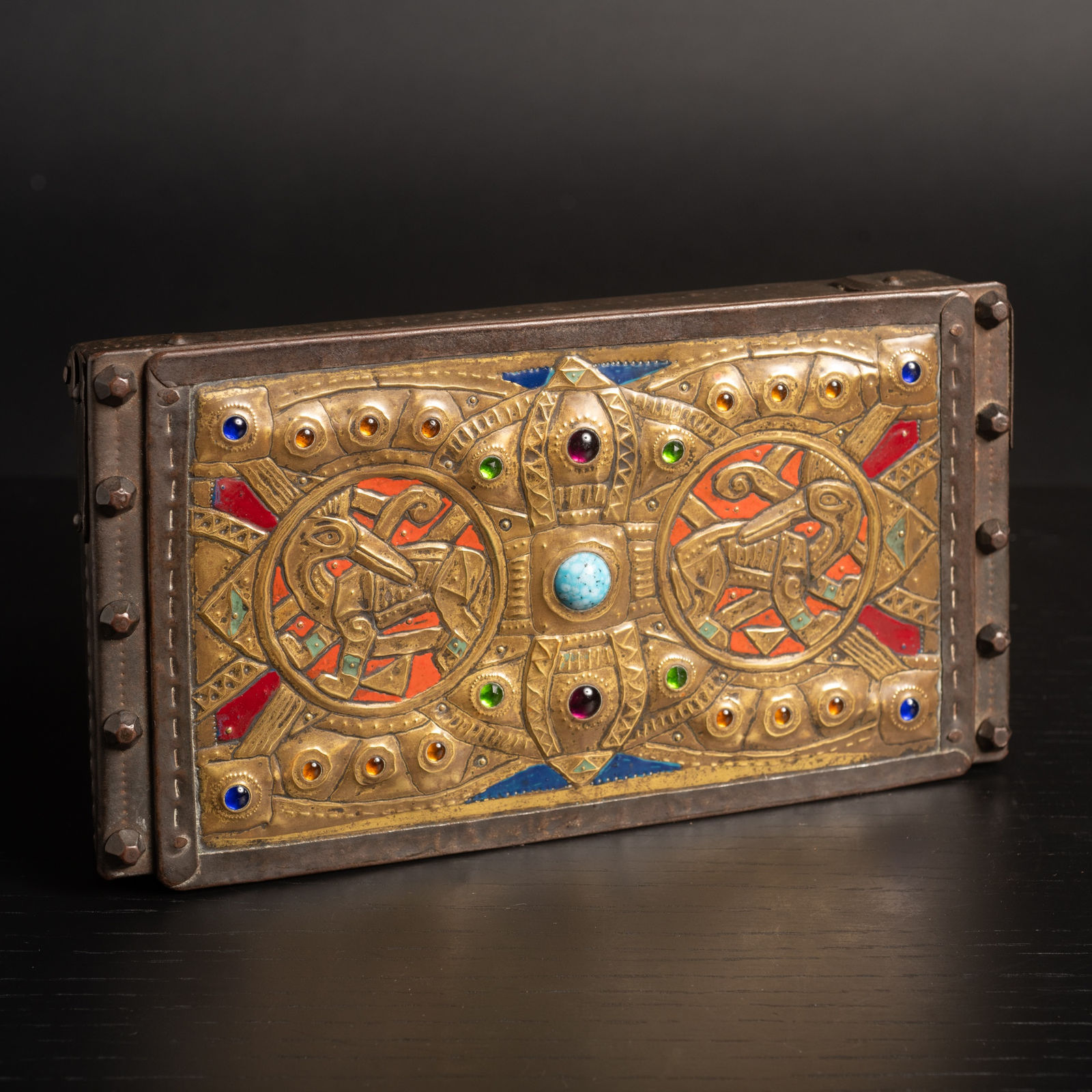 Alfred Daguet, Stork Pair Box,  c. 1905