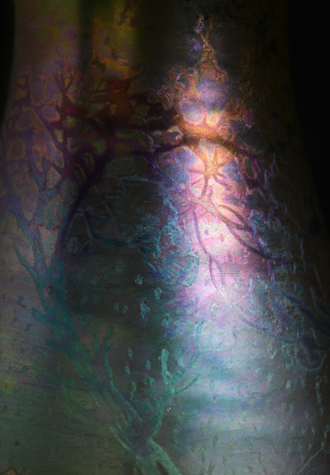 Massier, Landscape Vase,  c. 1900